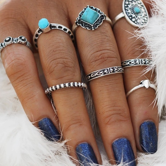 Boho Ring Set - Picture 2 of 5